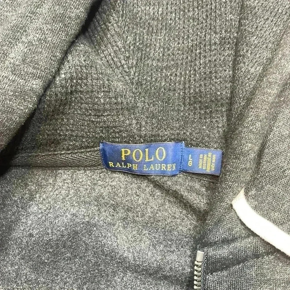 Polo Ralph Lauren zip up hoodie, size Large.  Perfect condition. - Picture 3 of 14